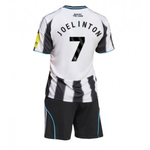 Newcastle United Joelinton #7 Hjemmebanetrøje Børn 2025-26 Kortærmet (+ Korte bukser)